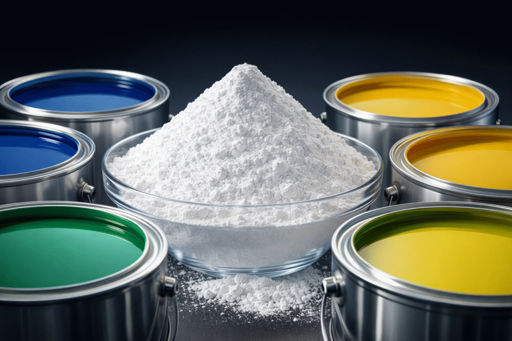 use of calcium carbonate in paint